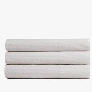 Limited Edition Parachute Geo Top Sheet King/Cal King Bone